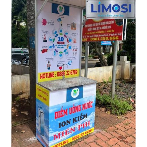 Điểm Uống Nước Ion Kiềm Limosi Miễn Phí