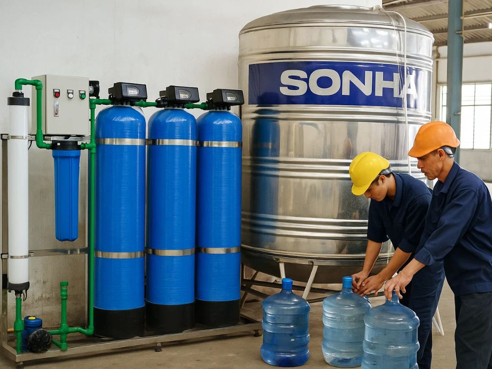 1. Đặc điểm nổi bật của hệ thống lọc tổng 3 cột composite