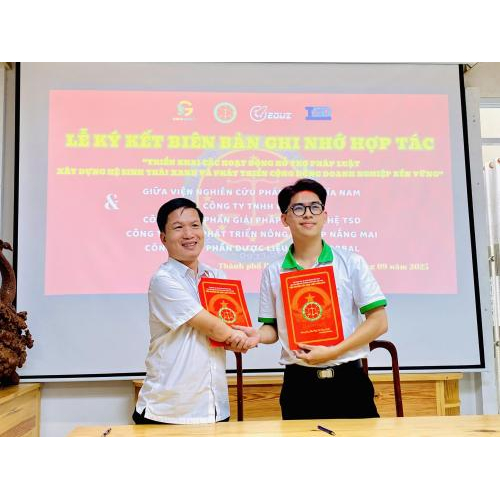 LIMOSI Đồng Hành Cùng HST Liên Minh Ký Kết Hợp Tác Với Viện S.L.R.I: Kiến Tạo Tương Lai Phát Triển Bền Vững