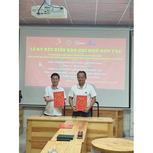 LIMOSI Đồng Hành Cùng HST Liên Minh Ký Kết Hợp Tác Với Viện S.L.R.I: Kiến Tạo Tương Lai Phát Triển Bền Vững